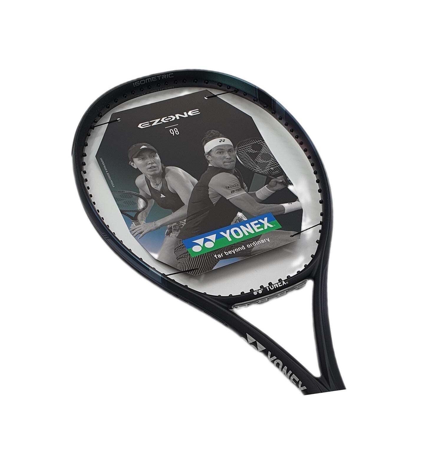 Raqueta de tenis Yonex Ezone 98 Aqua Night Black L3 sin cuerda