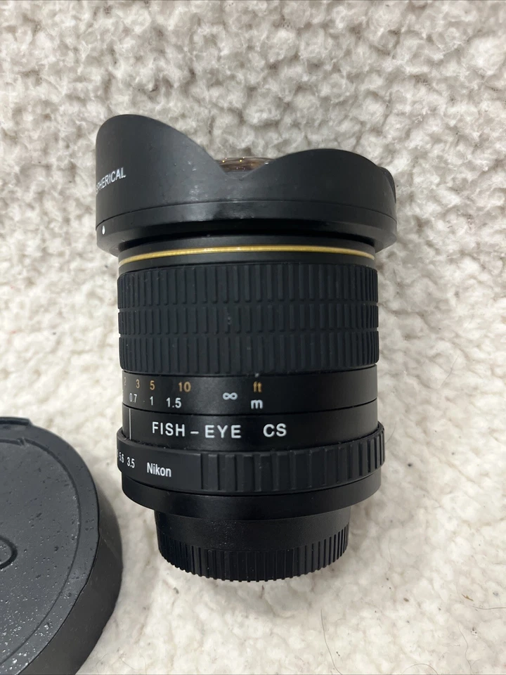 Opteka 6.5mm f/3.5 Wide Angle Fish-Eye CS Lens for Nikon F-Mount Cameras - Image 3 of 4