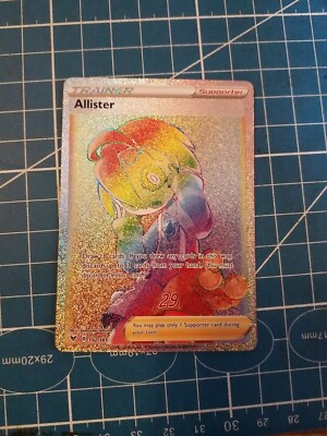 Allister 192/185 Full Art Rainbow Secret Rare Card Pokémon Vivid