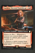 Magic The Gathering: Duchess Wayward Tavernkeep - PIP - Rare Extended Art NM MTG