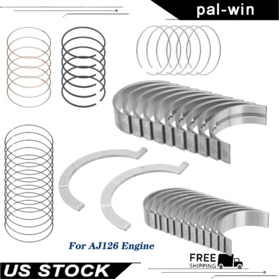 AJ126 STD Piston Ring & Main Rod Bearing For Jaguar Land Rover Discovery 3.0L V6