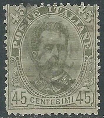 1891-96 KINGDOM USED UMBERTO I 45 CENT - RA10-2