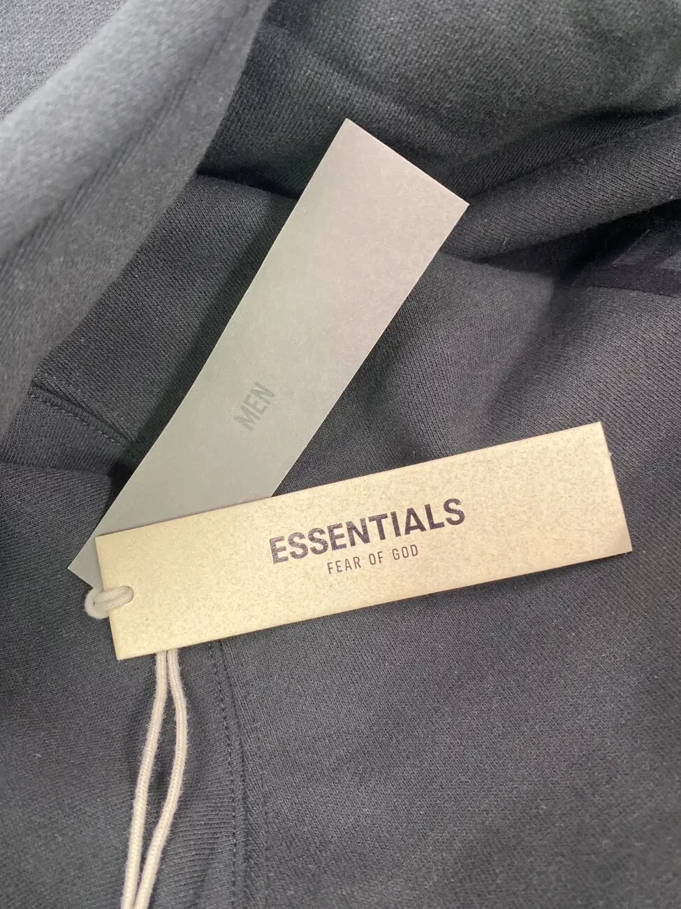 Felpa con cappuccio Essentials Fear Of God elasticizzata berlina SS22 NERA taglia M