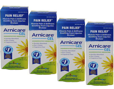 4 Pack of Boiron Arnicare Gel 2.6 oz