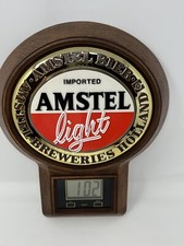 Light clock sign Vintage Amstel Light Beer Digital Quartz Wall Clock Sign — listing 6