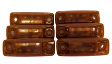 *Lot of 6* Used Western Star SAE LED Visor Marker Lamp  - P/N A66-09883-000