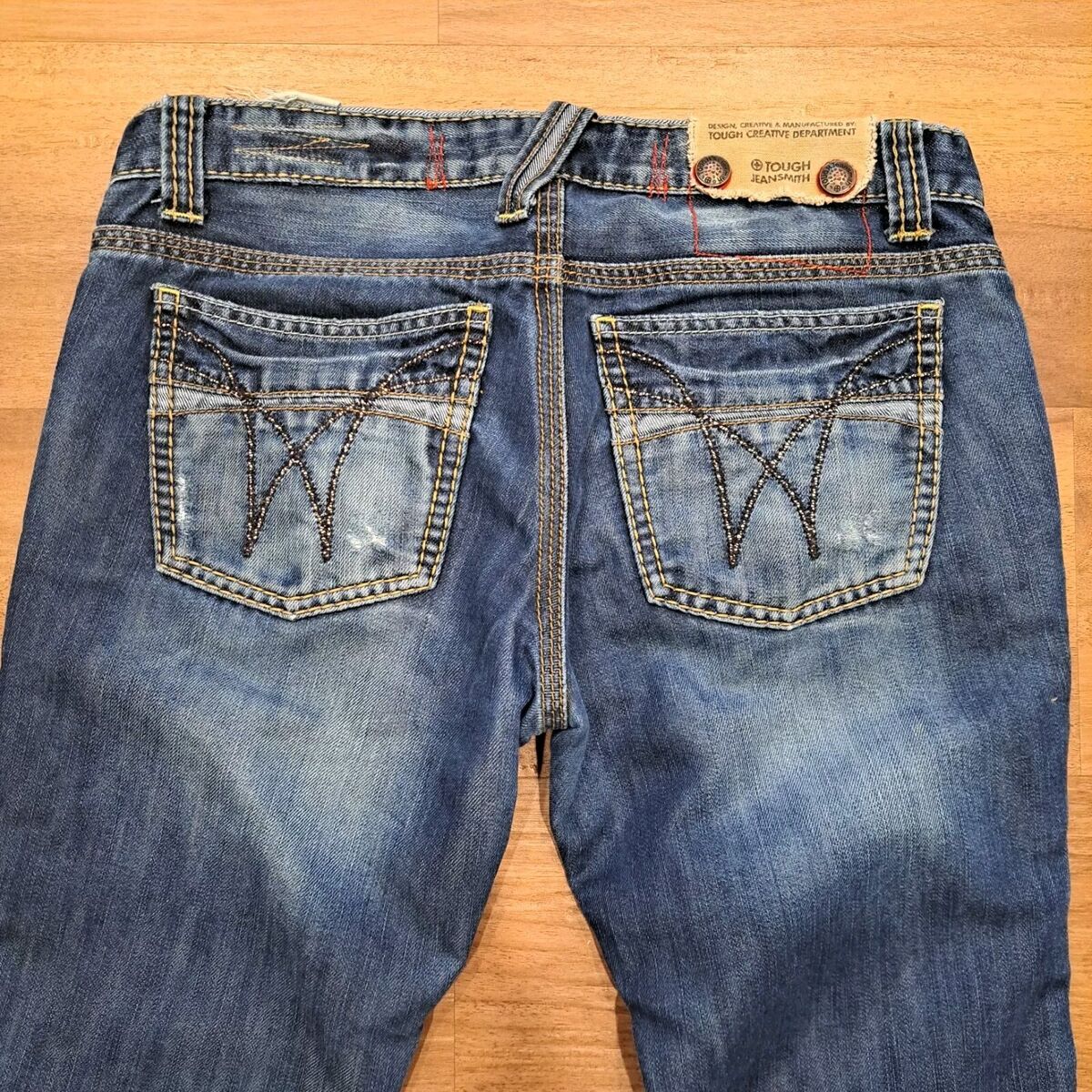 RARE Tough Jeansmith Women's 29 Double Waistband Jeans | eBay RARE Tough Jeansmith Women's 29 Double Waistband Jeans | eBay