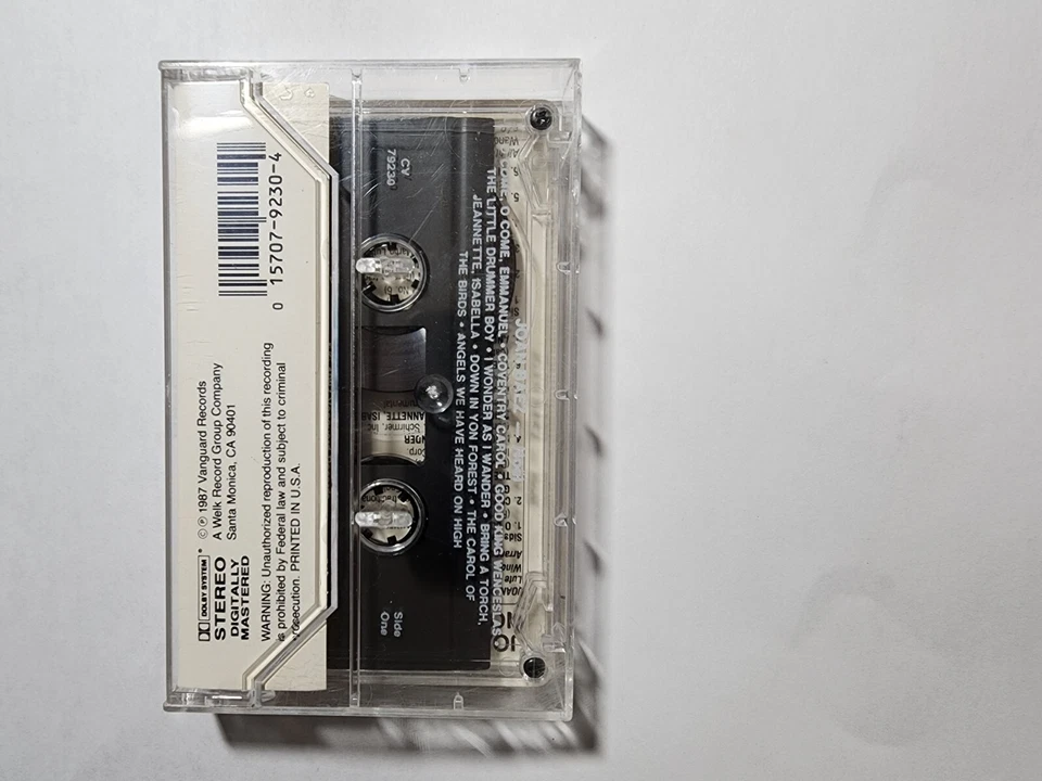 Joan Baez Noel Cassette Tape 1987 Vintage Vanguard VG+ CS10 Foto 2 de 2