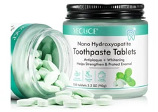 150P Toothpaste Tablets Spearmint w/ Nano Hydroxyapatite Travel Bites