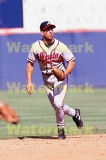 WALT WEISS Atlanta Braves Sports Poster MLB Action Shot