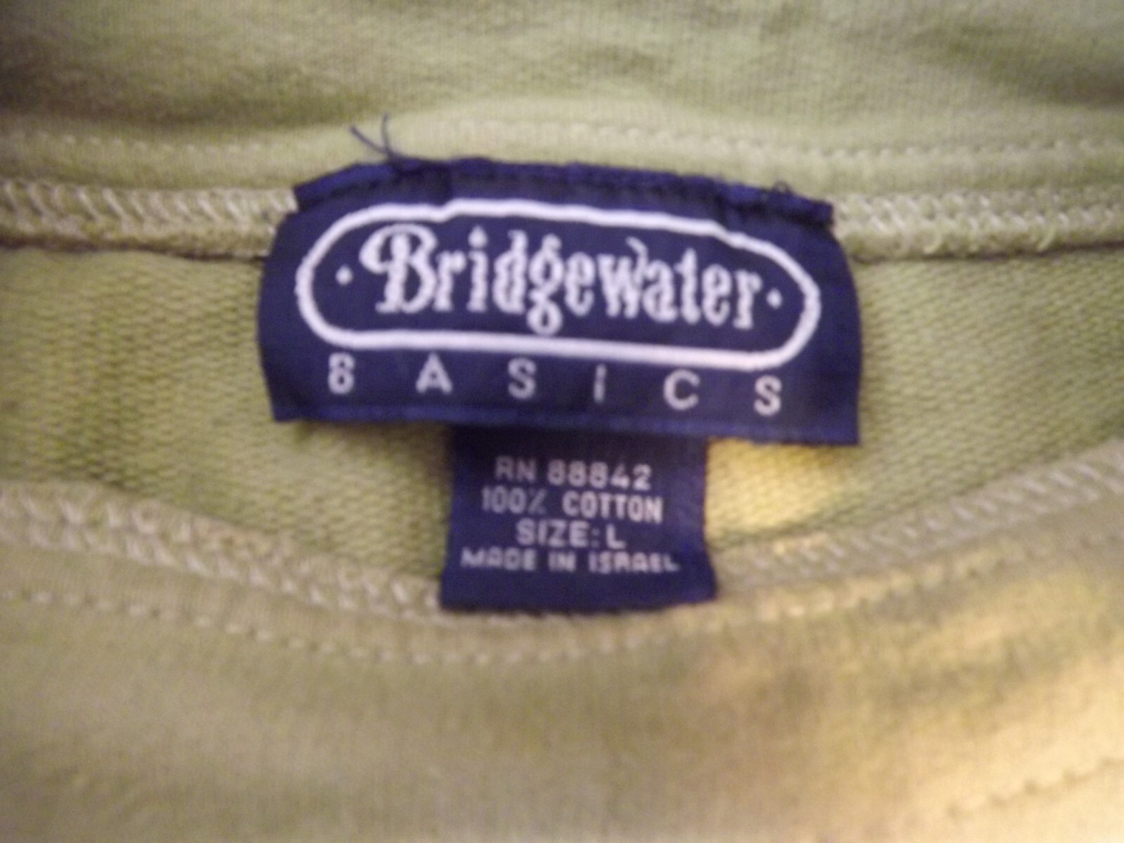 GREEN PULLOVER mock neck with drawstring BRIDGEWA… - image 8