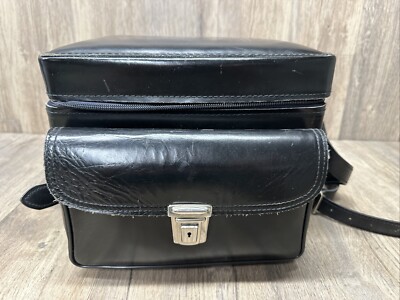 Plainsman 3 Vintage Leather Camera Bag - Black