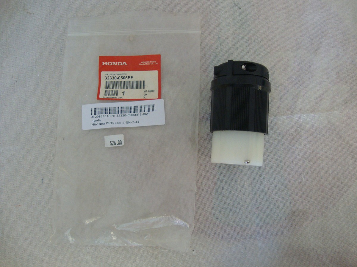 Honda Power Equipment 20A 125/250 Connector 32330-0506EF | eBay