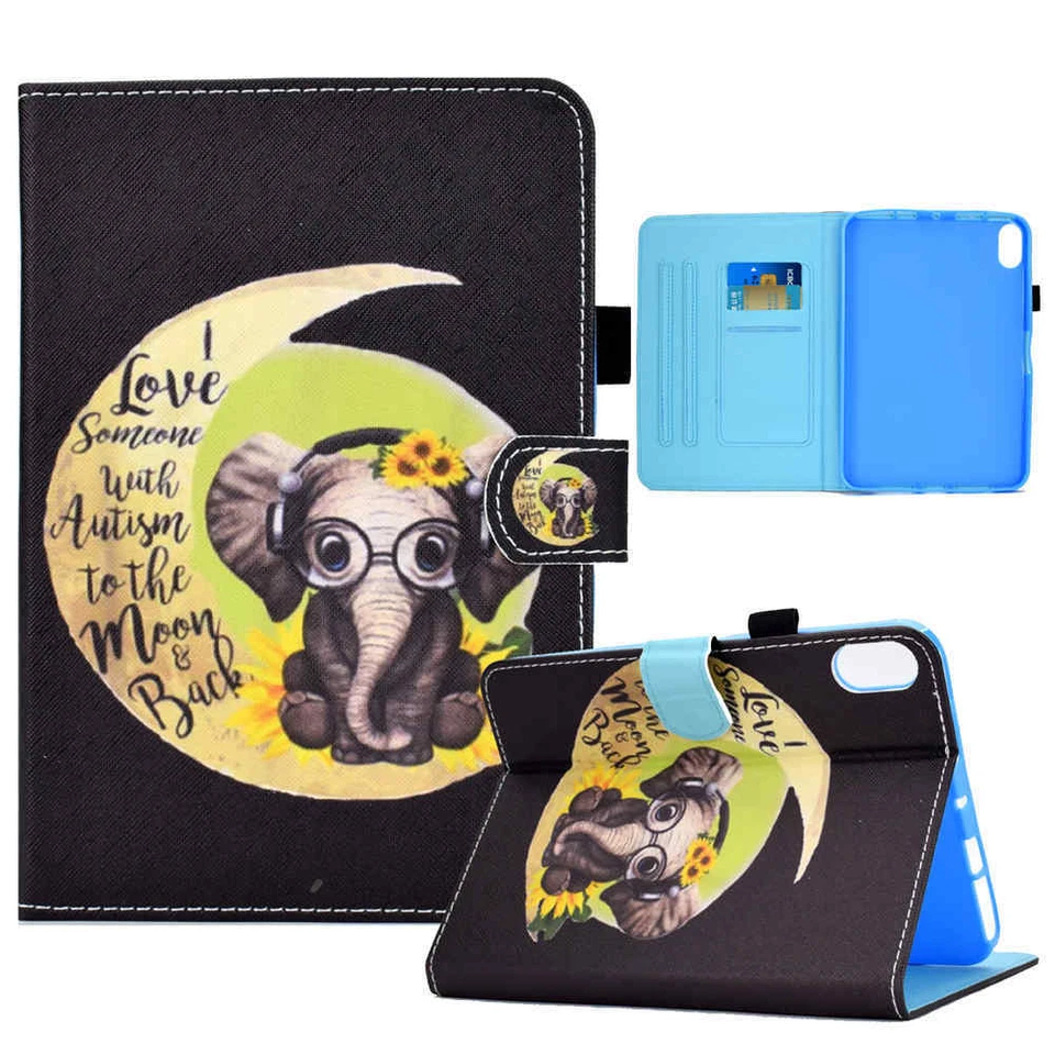 For iPad 10th 9th 8th 7th 6th 5th Generation Smart Flip Leather Case Stand Cover - Image 3 of 4
