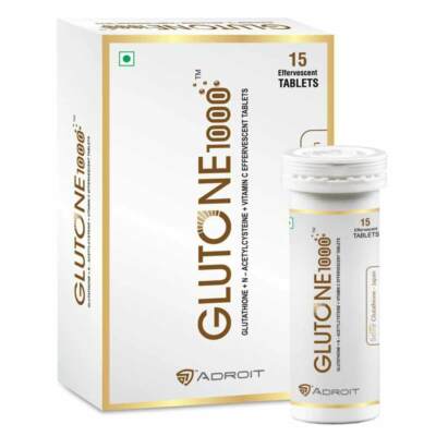 glutone 1000 glutathione Glutone Glutathione Effervescent, 15 tablet(s) + FREE DELIVERY