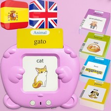Bilingual Talking Flash Cards for Kids - Espa ol Spanish English Flashcards C...