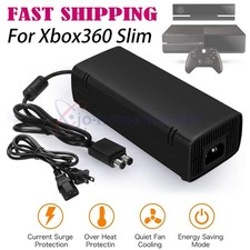 For Microsoft Xbox 360 Slim/S Power Supply Brick AC Adapter Charger w/Power Cord