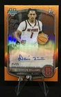 DARRION WILLIAMS 2025-26 Bowman Chrome U 1st Orange Auto /25 NC State #CPA-DW RC