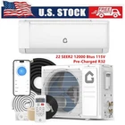 12000Btus Mini Split Air Conditioner with Heat Pump 22 SEER2 1 Ton Inverter AC