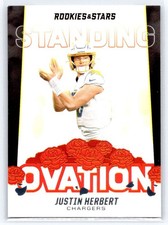 2021 Panini Rookies & Stars #SO-9 Justin Herbert Standing Ovation