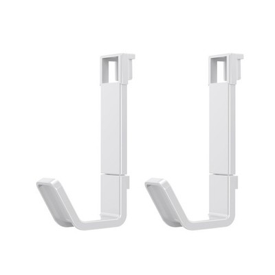 2 PCS White Gaming Controller Hanging Holder Headset Hangers For PS5/PS5 Slim