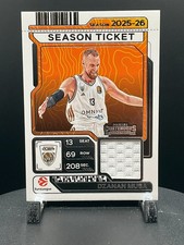 2025-26 Contenders EuroLeague Season Ticket Jersey DZANAN  MUSA