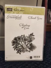 NEW HEARTFELT BLOOMS Stampin' Up 147202 flower Thinking of You Thank You