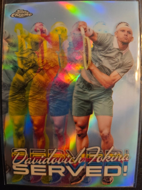 2024 Topps Chrome Alejandro Davidovich Fokina Served! #SER-AD