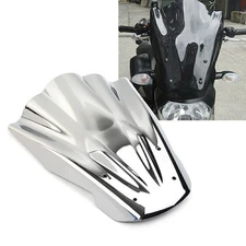 Silver Front Windshield Windscreen Faring ABS For Yamaha MT 07 14-17 15 16