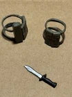 GI Joe Classified Male Leg Straps w/ Knife Custom Fodder 1/12 Scale