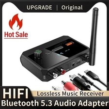 Home Stereo Audio Receiver Bluetooth 5.3 AUX USB Optical HD Music to RCA Adapter