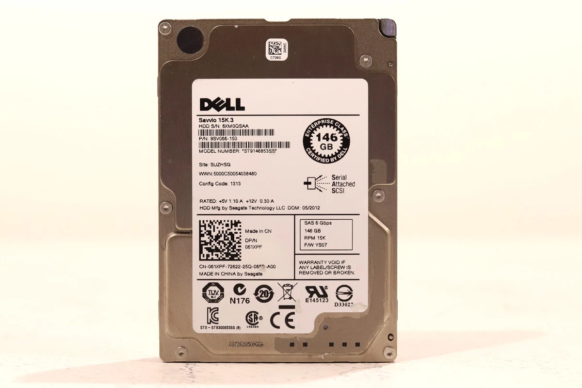 25+ SAS Internal Hard Disk Drives 146 GB Storage Capacity for sale