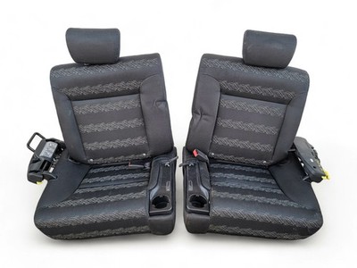 2008-2011 Honda Element EX Rear Seat Set Right/Left Side Black/Gray Cloth, D040,
