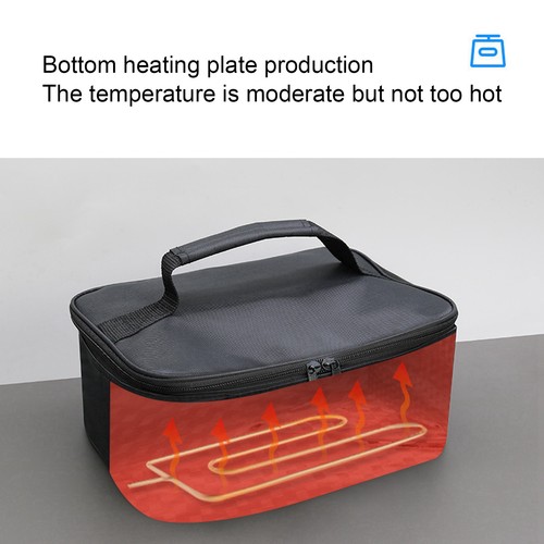 Portable Mini Car Microwave 12V Electric Oven Fast Heating Picnic Box For Tr SPG - Bild 3 von 12