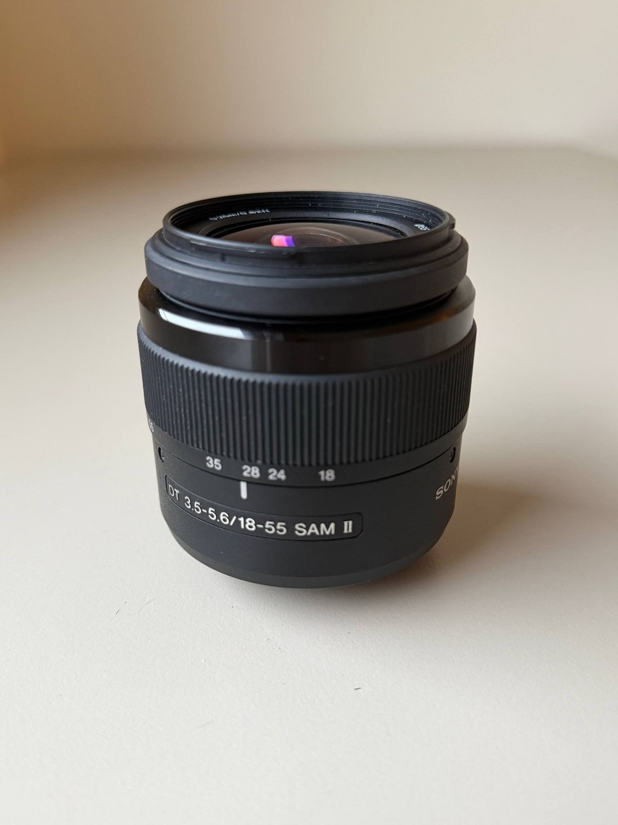 Sony DT 18-55mm f3.5-5.6 SAM II Lens SAL18552 A Mount Zoom Lens 
