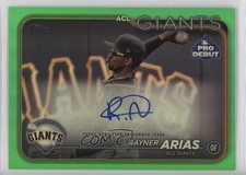 2024 Topps Pro Debut Green Foil Auto 67/99 Rayner Arias #PD-78 Auto 12wz