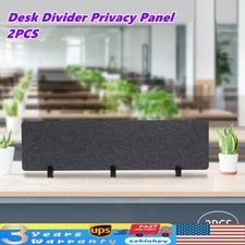 2 Desk Privacy Panels Desktop Panel For Office/Classroom/Library Divider Panels