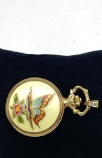 Colibri Incabloc Gold Tone 27mm Pocket Watch 19.0g