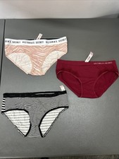 3x Victoria  s Secret Hiphugger/Hipster Panties Underwear Women Size Medium NWT