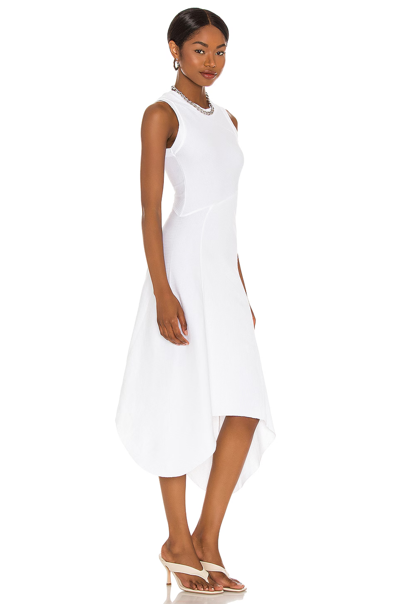 white christmas dresses Organic Cotton Ribbed Tank Dress main image 0