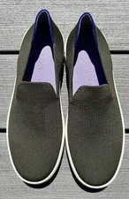 Rothy's Slip On Olive Green Sneaker Size US 7