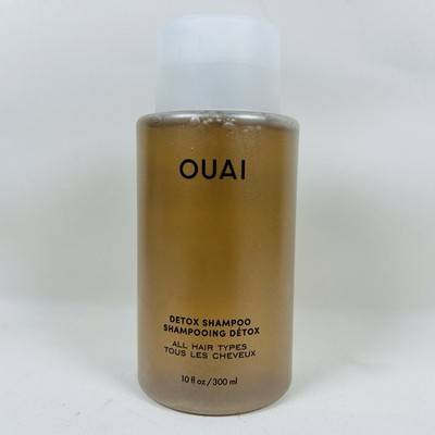 OUAI Detox Shampoo 300ml 10oz All Skin Types Hair Scalp Buildup Apple Cider -NEW