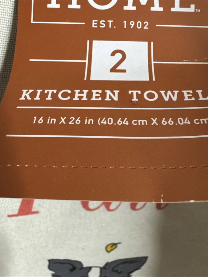 JCPenney Home 2-pc. Kitchen Towel, "Its Fall Yall", 2 Towels - Image 3 of 4