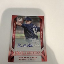 Panini Elite Extra Edition 2013 Barrett Astin Auto Rookie #29/899 Brewers
