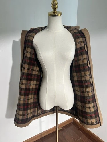 Gloverall Original Collection Camel Duffle Coat Wool Toggle Made England image 6