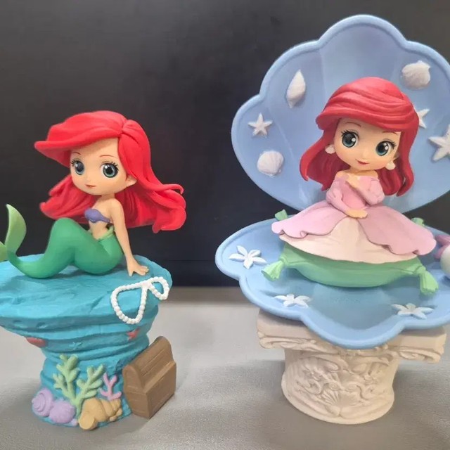 Q Pose Mermaid Ariel Figurine Collectible Set