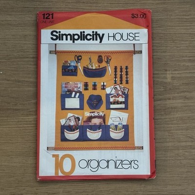 Simplicity #121 - 10 different Organizer Nursery Travel Bedside Kitchen Bathroom