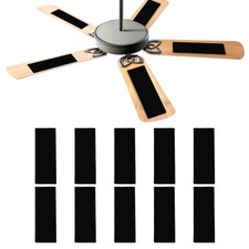 10Pcs Ceiling Fan Filter for Blade 0.39" Thick Square Fan Filter for Ceiling Fan