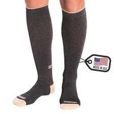 Zensah Copper Travel Compression Socks Pick Size Unisex Black / Copper