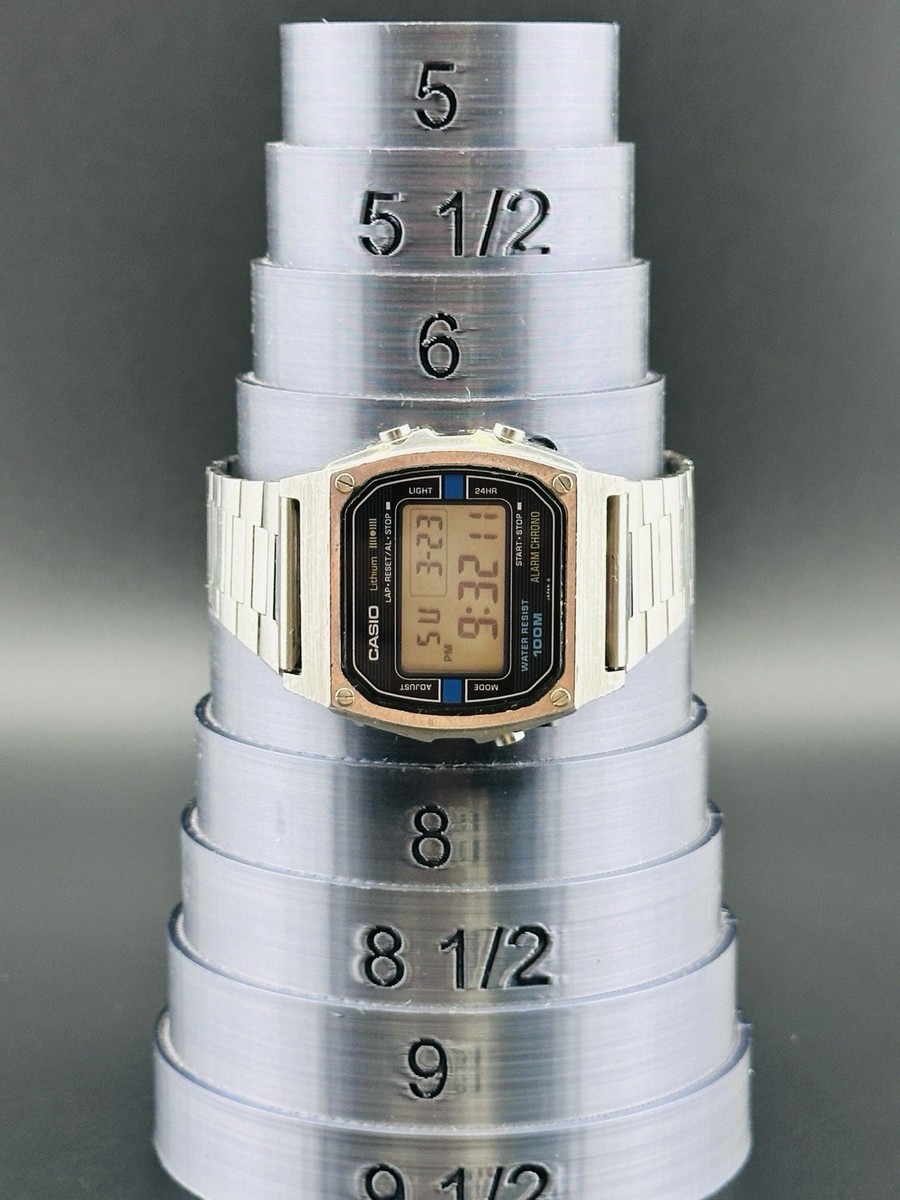 CASIO 548 W-760 カシオ Casio W-760 All Stainless Steel 100M Vintage Digital Watch